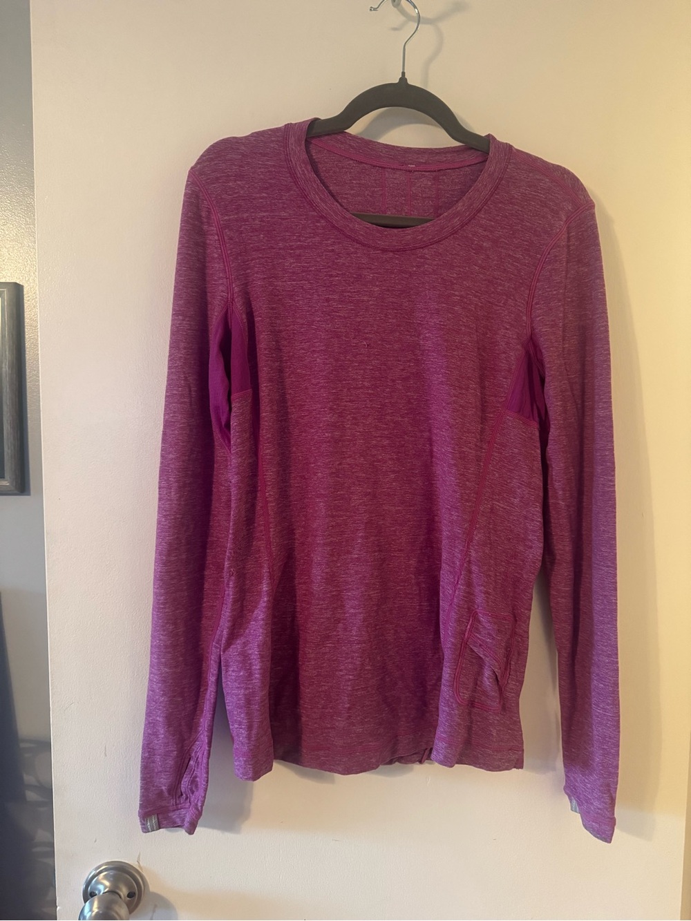 lululemon athletica Long Sleeve Crew Top - Magenta